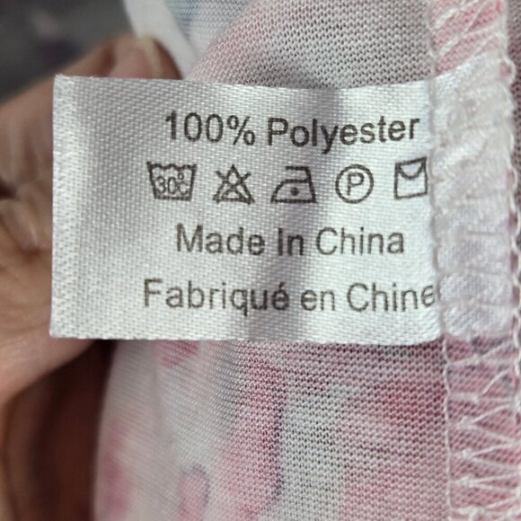 Show Me Your Mumu One Size Floral Robe with Matching Tie Belt Short Sleeve - Picture 10 of 11